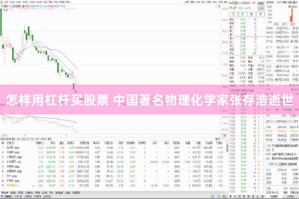 怎样用杠杆买股票 中国著名物理化学家张存浩逝世