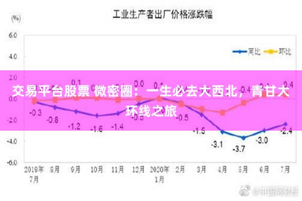 交易平台股票 微密圈：一生必去大西北，青甘大环线之旅