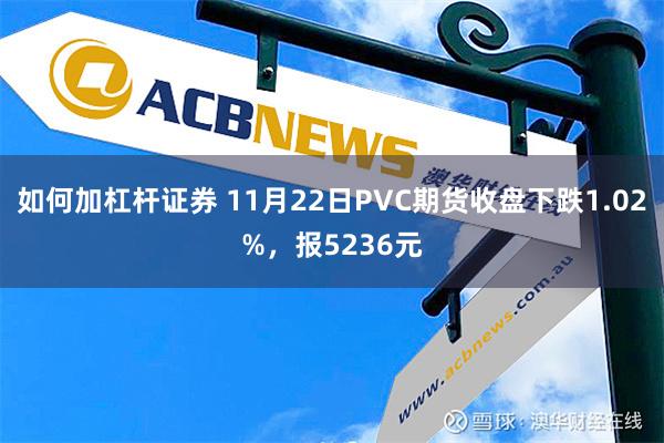 如何加杠杆证券 11月22日PVC期货收盘下跌1.02%，报5236元