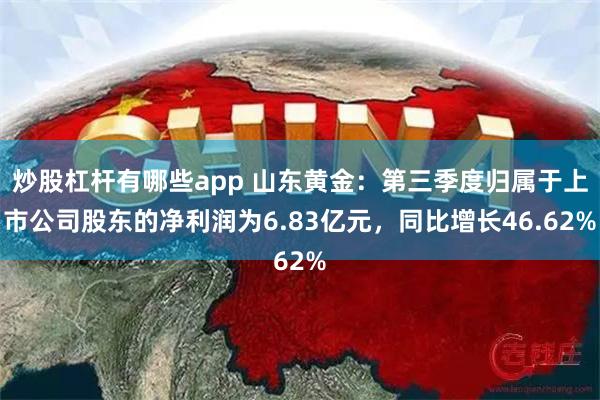 炒股杠杆有哪些app 山东黄金：第三季度归属于上市公司股东的净利润为6.83亿元，同比增长46.62%